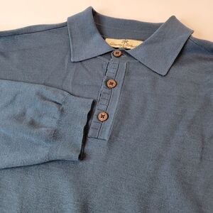 Tommy Bahama, Blue Sweater Silk Blend,‎ Size S